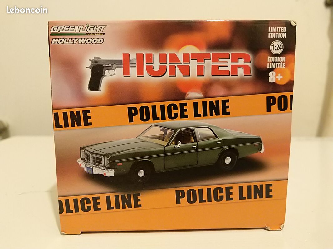 Miniature Dodge Monaco Rockt 3 - 1978 - Échelle 1/24 - Voiture Jaune Métal