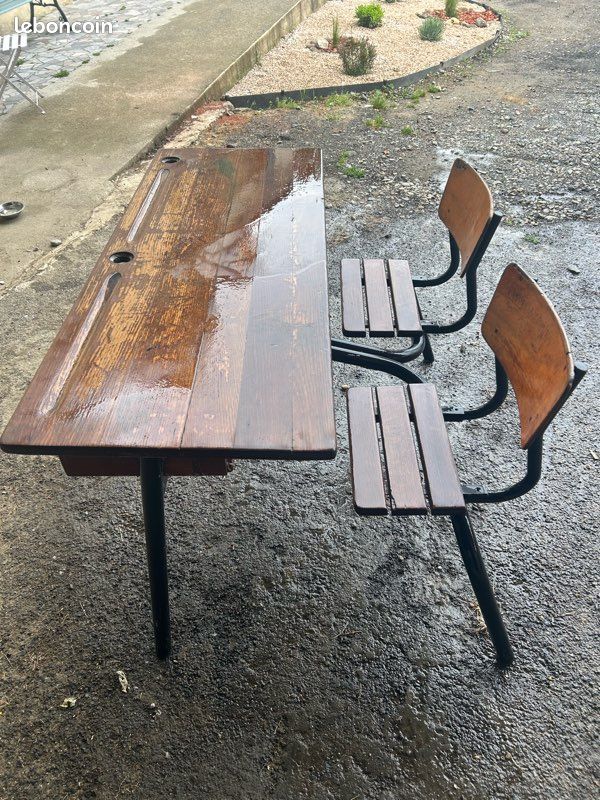 Bureau écolier double (image 3)