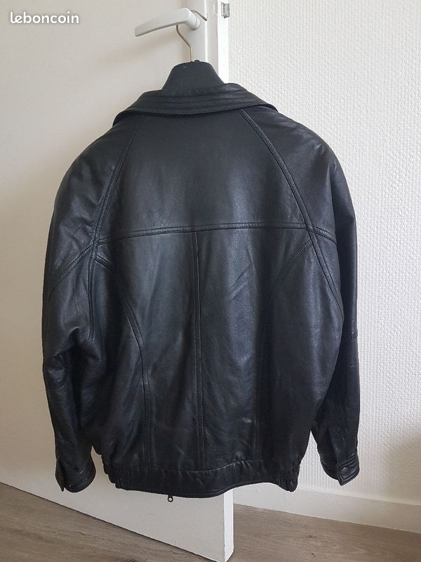 Blouson cuir Vintage (image 5)