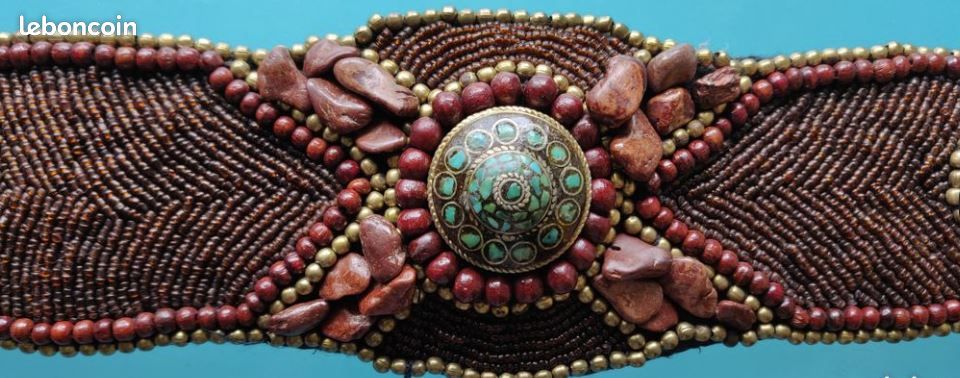 Belle ceinture pierres et perles (image 1)
