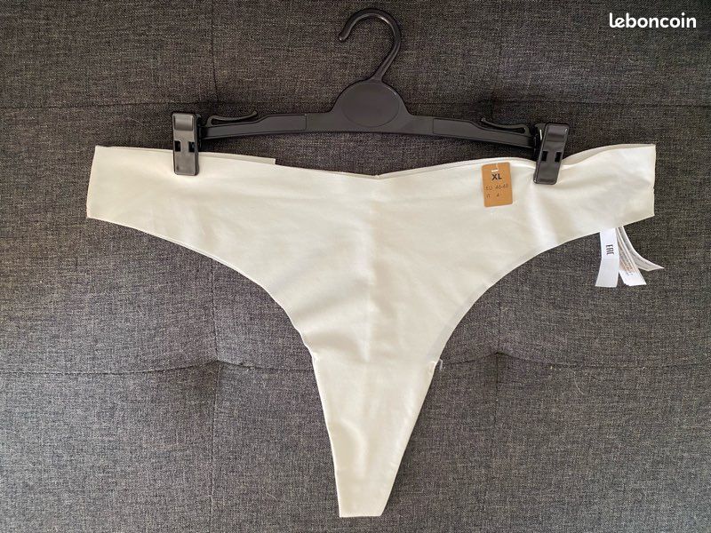 Tanga blanc Kiabi – Taille XL (46/48) – Neuf (image 1)