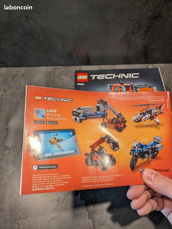 Lego Technic 42060 - Lot 626 - Notice uniquement (image 8)