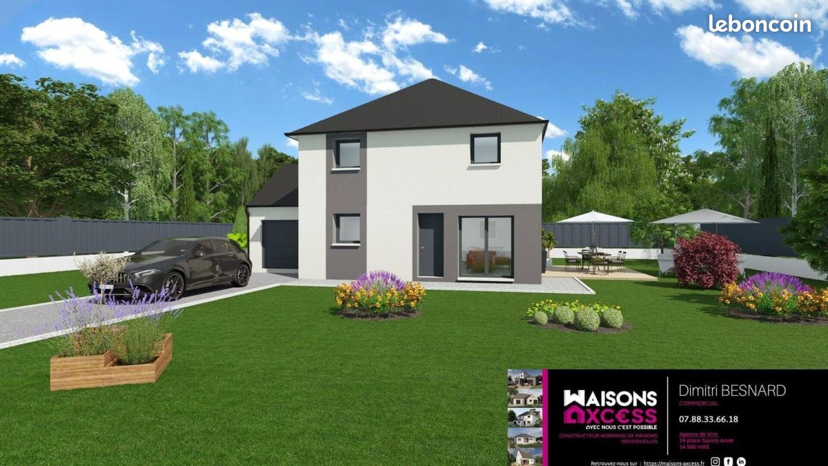 Maison 4 pièces 90 m² · à Tourville-sur-Odon · 90 m² · 253 000 €
