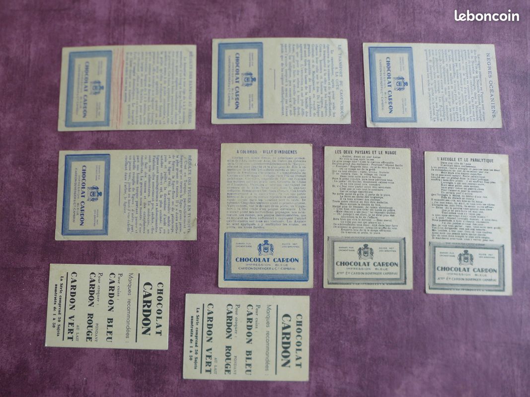 Chromos publicitaires vers 1900 (image 8)