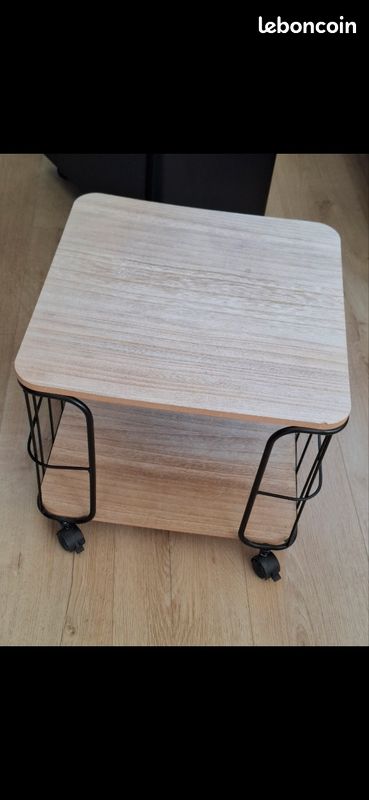 Bureau style industriel 2 tiroirs (image 7)