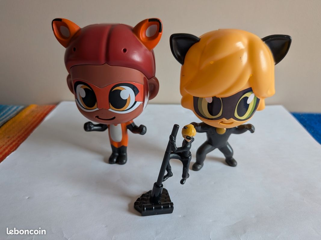 Lot 3 jouets Miraculous McDonald’s – Cat Noir & Rena Rouge (image 1)