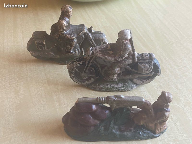 ANCIENNE FIGURINE EN Composition Platre Et Farine Jrd Elastolin Old Toy