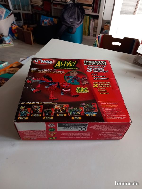 Jeu de construction rétro K'NEX Alive - Shredding Manticore (Réf 11039) - 100% Complet avec Boîte et Notice Tbe (image 6)