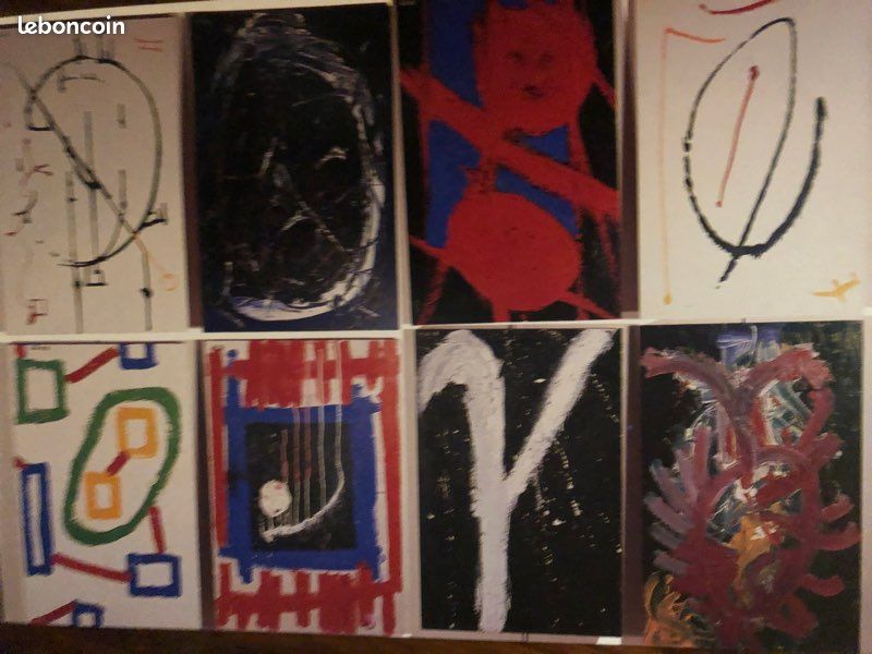 2 Cartons Exposition DAVID GAFSOU vintage (image 3)