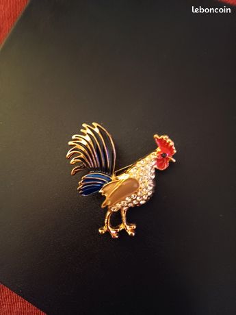 French 18k gold antique pine branch brooch seed pearl floral autumn