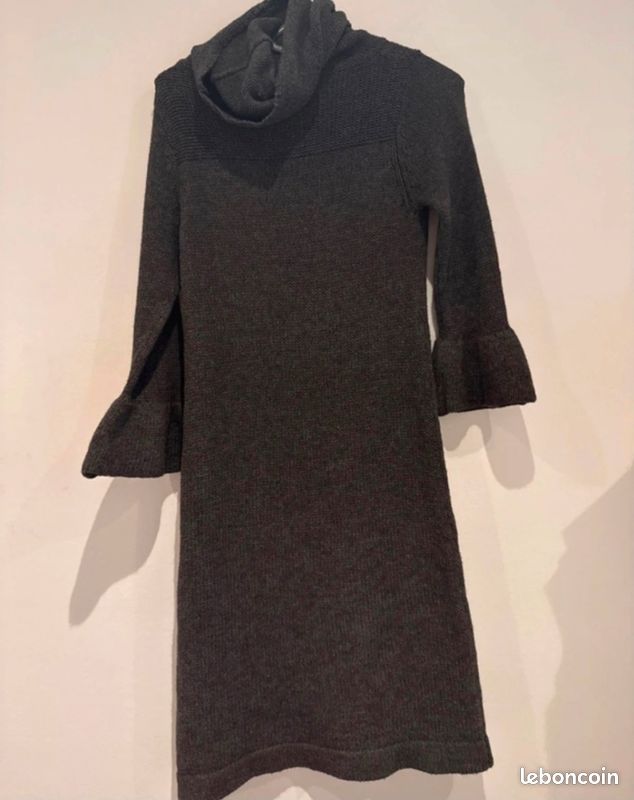 Robe Pull Stella & Jamie 'Sade' - Taille S - Noire, Coupe Bodycon - Neuf Avec étiquette
