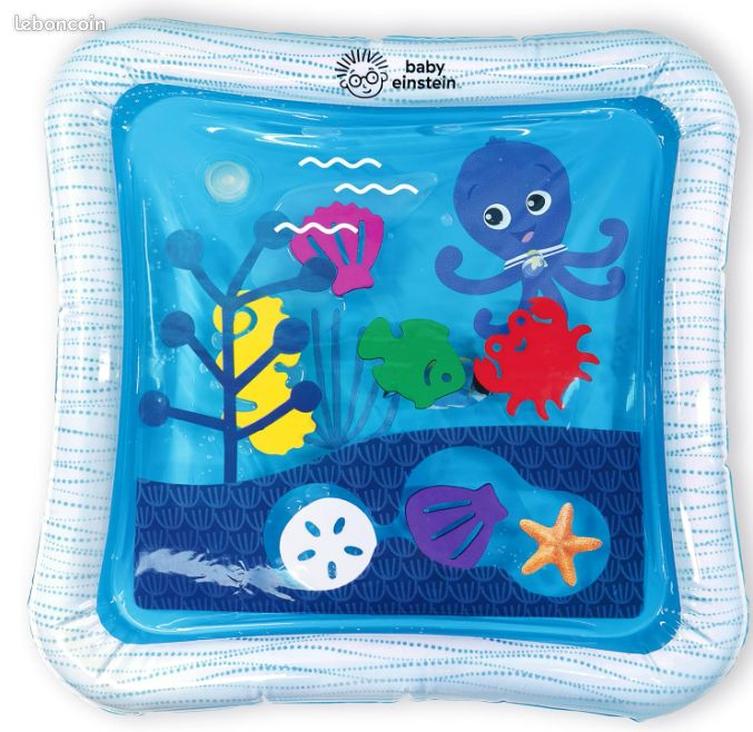 Tapis d'activité pour bébé, tapis d'eau gonflable (image 1)