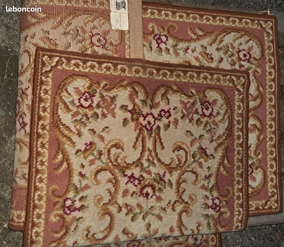 Paire de tapis,pure laine, au point noué (image 4)
