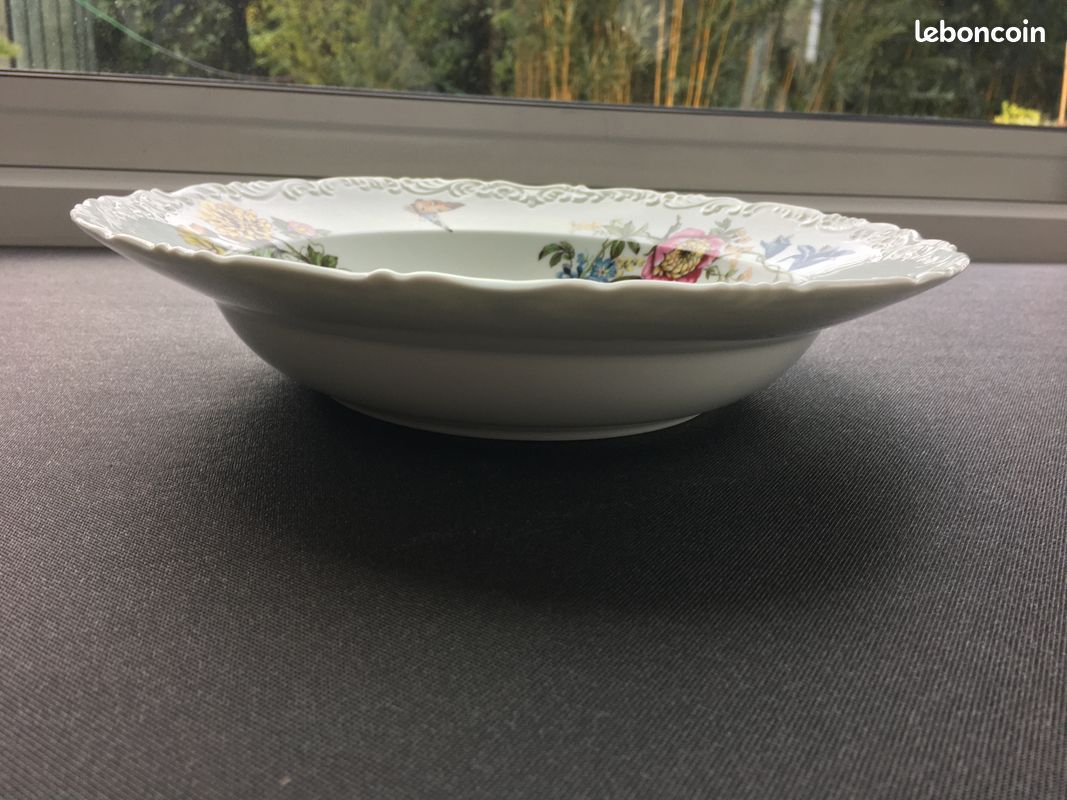 Grand Plat rond creux Royal Chapus NEUF (image 2)