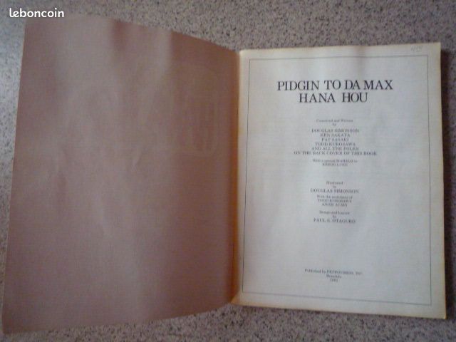 Pidgin to da max Hana Hou Peppovision Honolulu USA 1982, bon état (image 2)