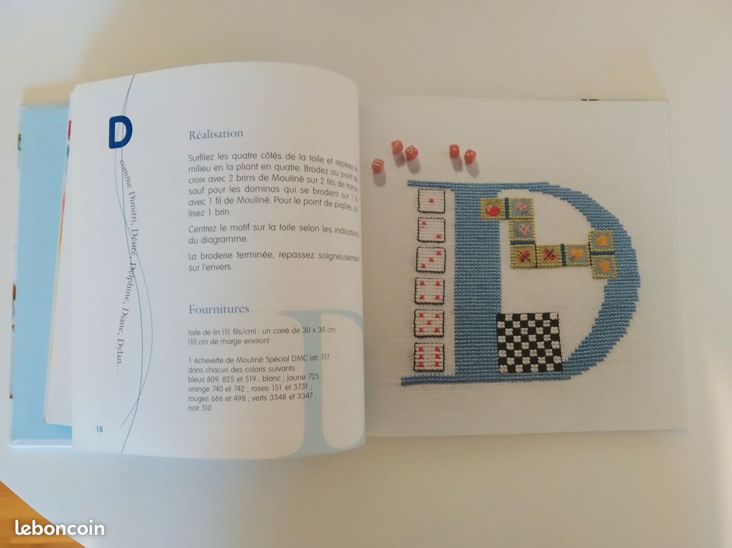 Livre "L'abécédaire au point de croix" de Catherine Allègre-Papadacci (image 4)