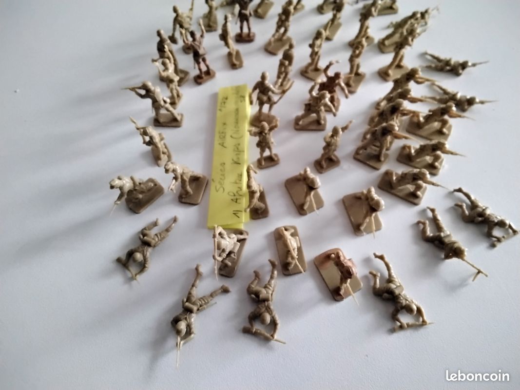 Boîte Soldats Airfix Afrika Korps - Échelle H0/00 - 48 Pièces (Complet, Occasion)