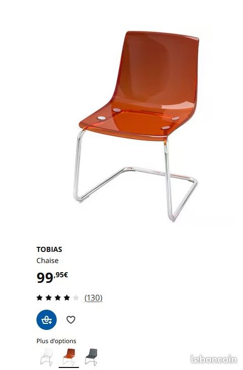 Chaises IKEA plexi (image 3)