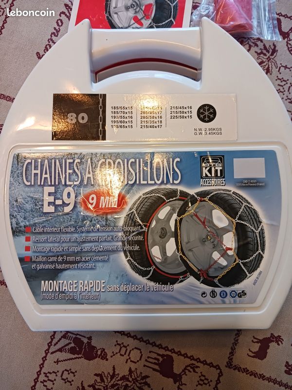Chaîne à neige E-9 80 (image 1)