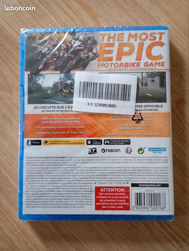Jeu PS5 - TT Isle Of Man 3 - Ride On The Edge - Neuf sous blister - PlayStation 5 (image 3)
