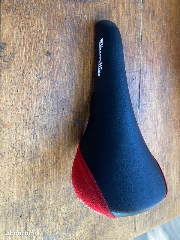Selle De Vélo Vintage Ritchey Vector Plus - Rails Tubulaires Cro-Mo, Cuir - Occasion Rare Pour VTT, Route, Cyclo-cross