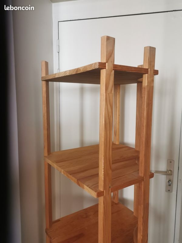 Etagére et porte manteau bois (image 3)