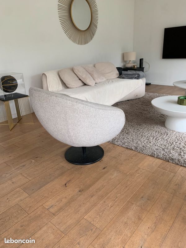 Fauteuils Chiné beige (image 5)