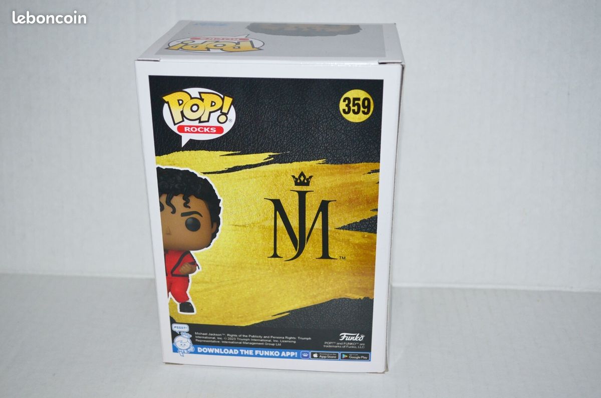 Figurine Funko Pop Rocks Michael Jackson Thriller à Prix Figurine Funko Pop Rocks Michael Jackson Thriller à Prix