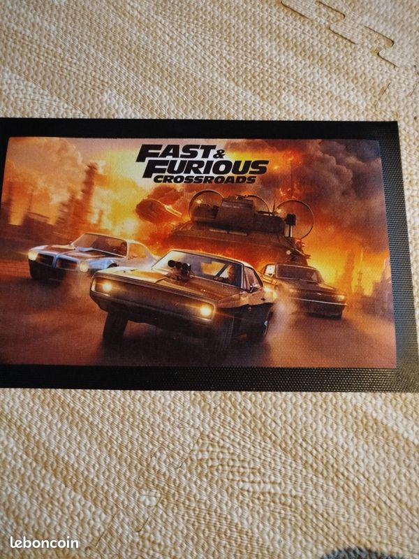 Tapis de bar ou set de table ou tireuse a bière motif fast and furious neuf (image 4)