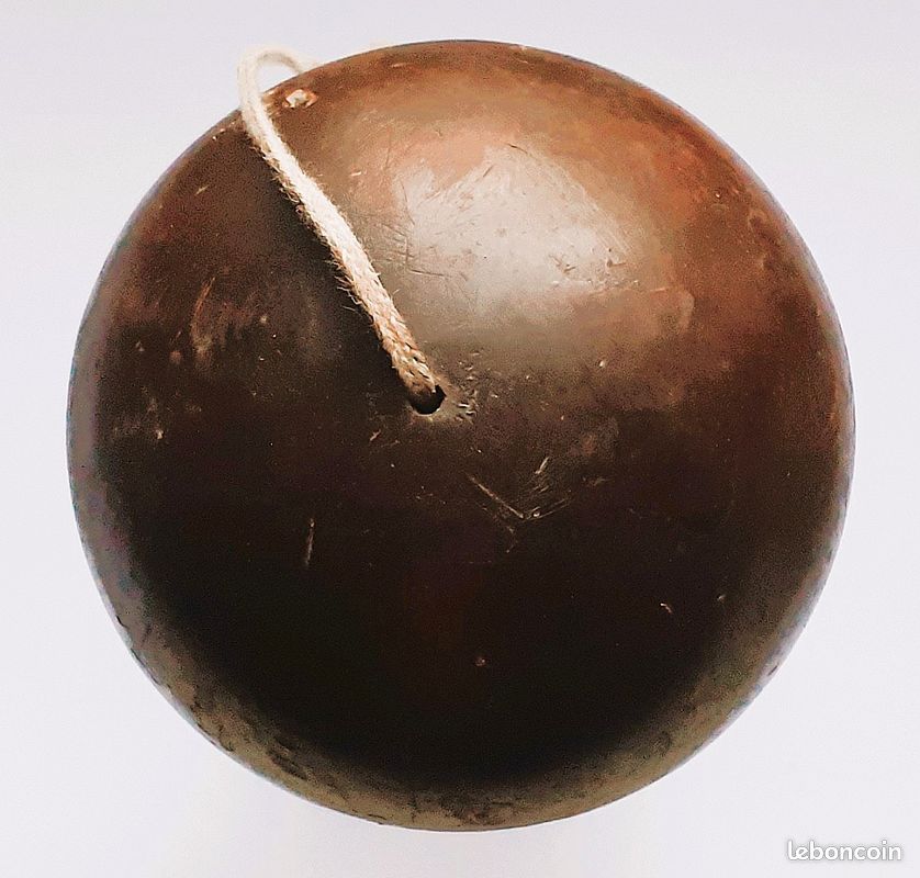 Bilboquet Ancien En Buis Tourné - Première Moitié XIXe - Occasion
