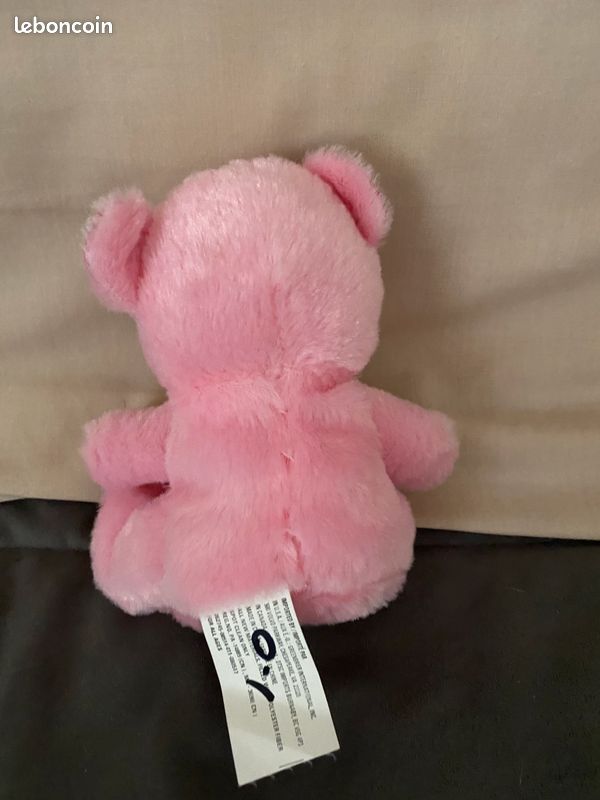 Peluche ourson rose (image 2)