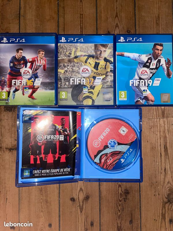Lot de 4 jeux, Fifa 16, Fifa 17, Fifa 19, Fifa 20. Vente à l’unité possible (image 5)