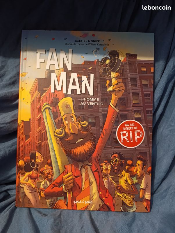 BD FAN MAN : L'homme au ventilo - Gaet's / Monier (2025) (image 1)