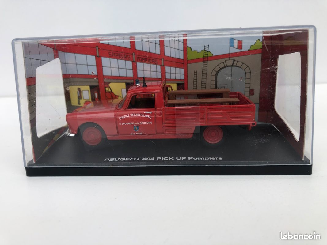 Modèle Réduit Peugeot 404 Pompier Du Var - Échelle 1/43 Par Eligor - Occasion
