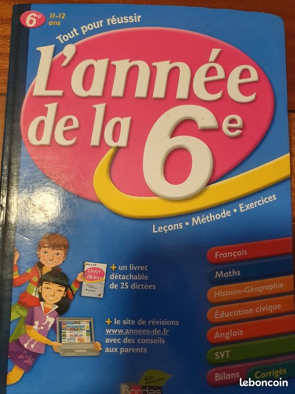 L'année de la 6ème tout pour réussir (image 1)