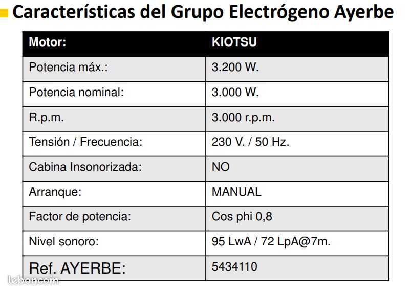 GROUPES ÉLECTROGÈNES 3000 r.p.m. ESSENCE - ENERGEN EN4000 (image 3)