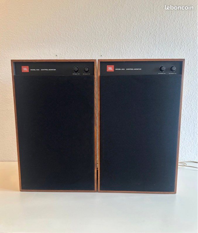 Paire D'enceintes JBL 4312B MKII - Studio Monitor - Vintage - Occasion (problèmes Mineurs)