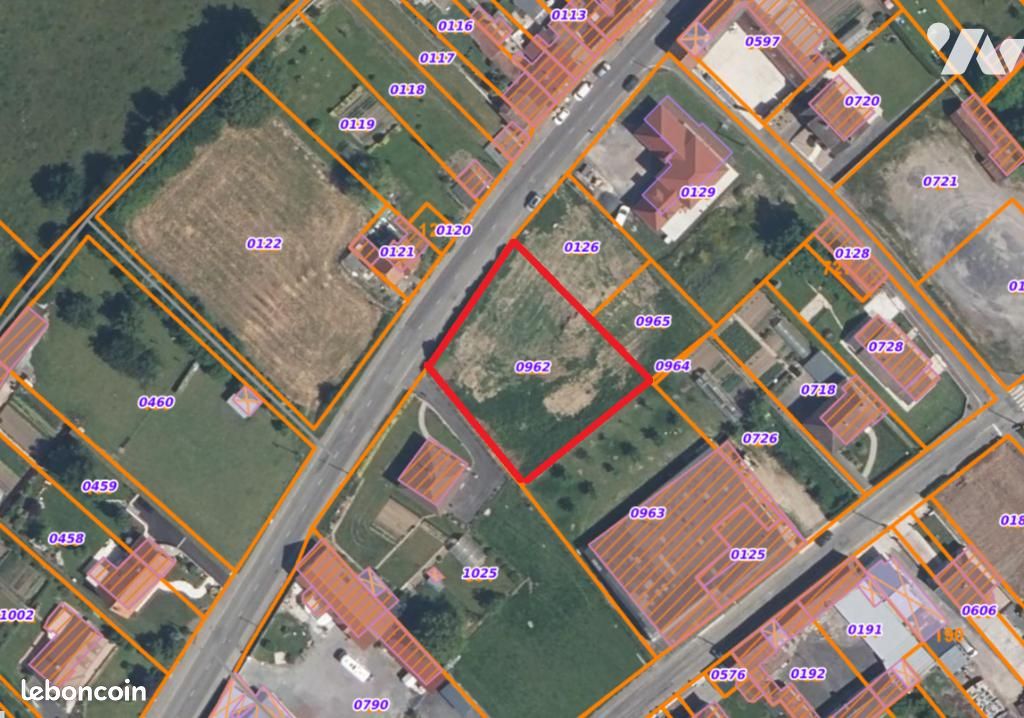 Terrain 1230 m² · à Pas-en-Artois · 1 230 m² · 38 000 €