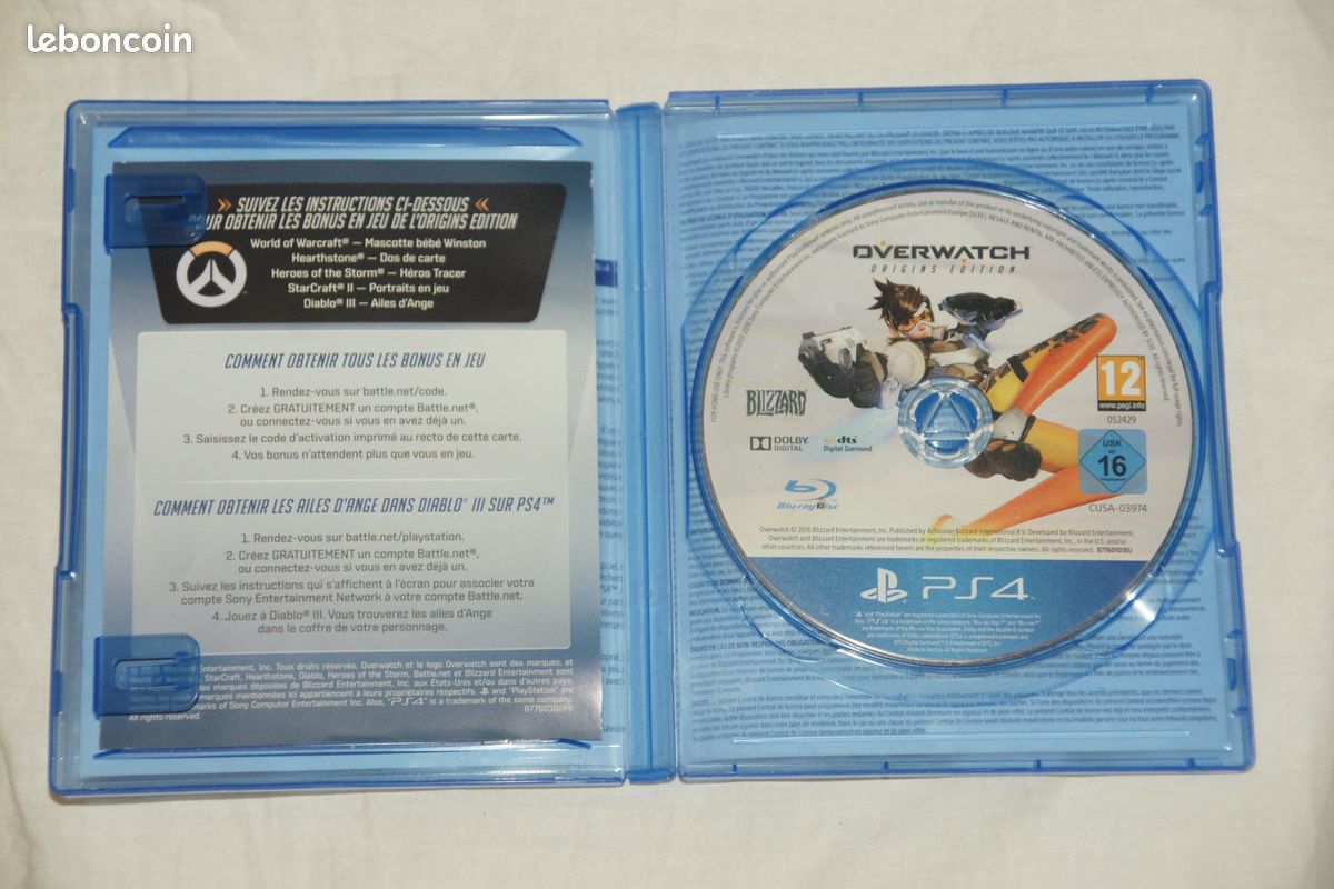 Jeu Overwatch Origins Edition Pour PS4 - Occasion En Bon état, Sans Notice