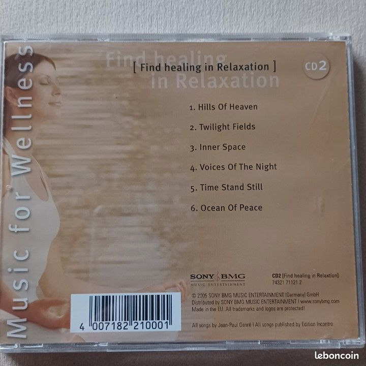 Cd relaxation music for wellness (image 2)