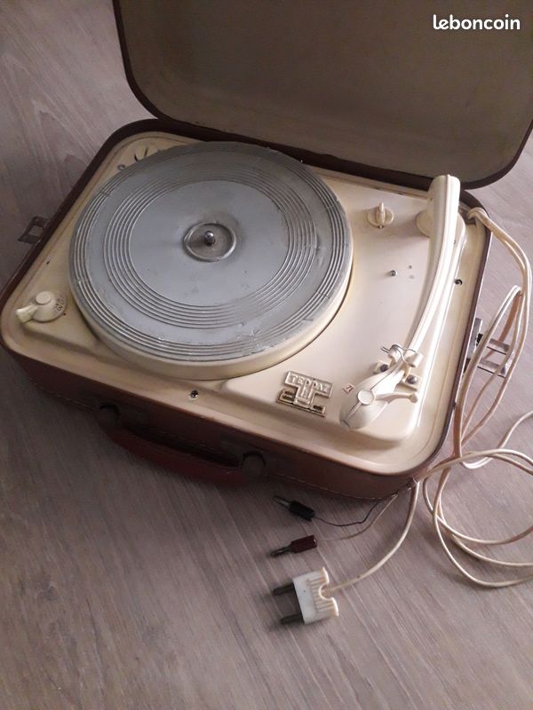 Tourne-disque Teppaz Tourist - 1963 - Fonctionnel - Rare - Occasion