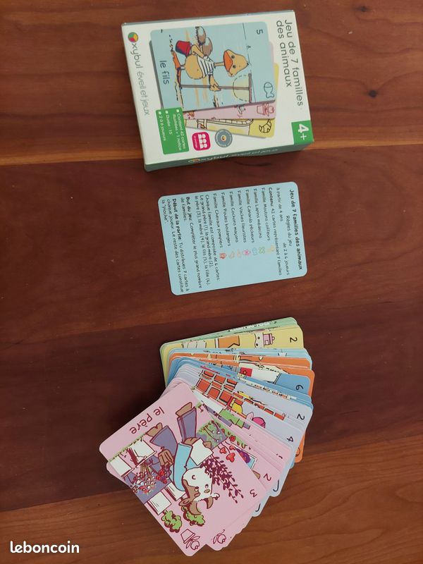 Jeu de 7 familles des animaux - OXYBUL (image 3)