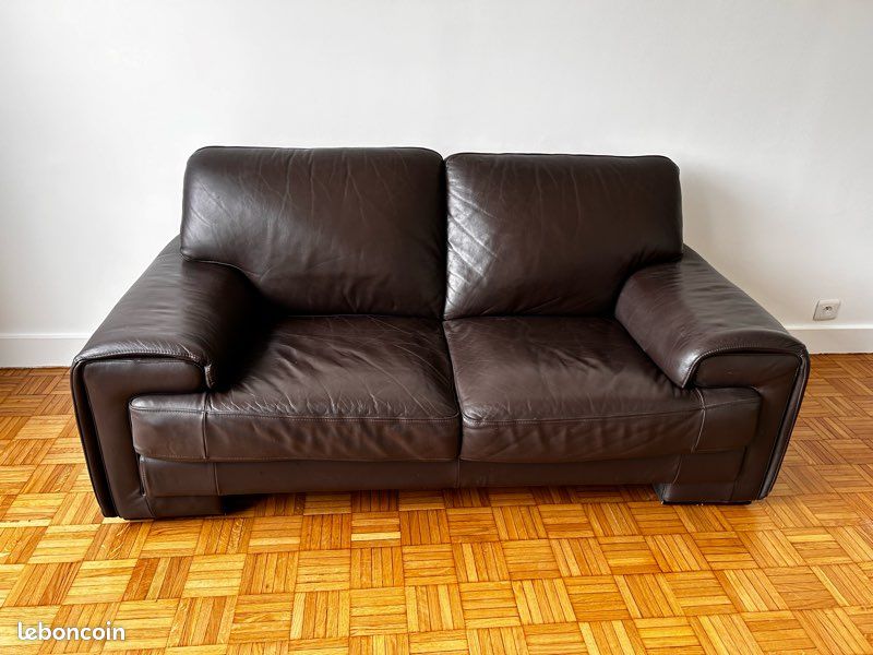 Canapé en cuir (image 1)