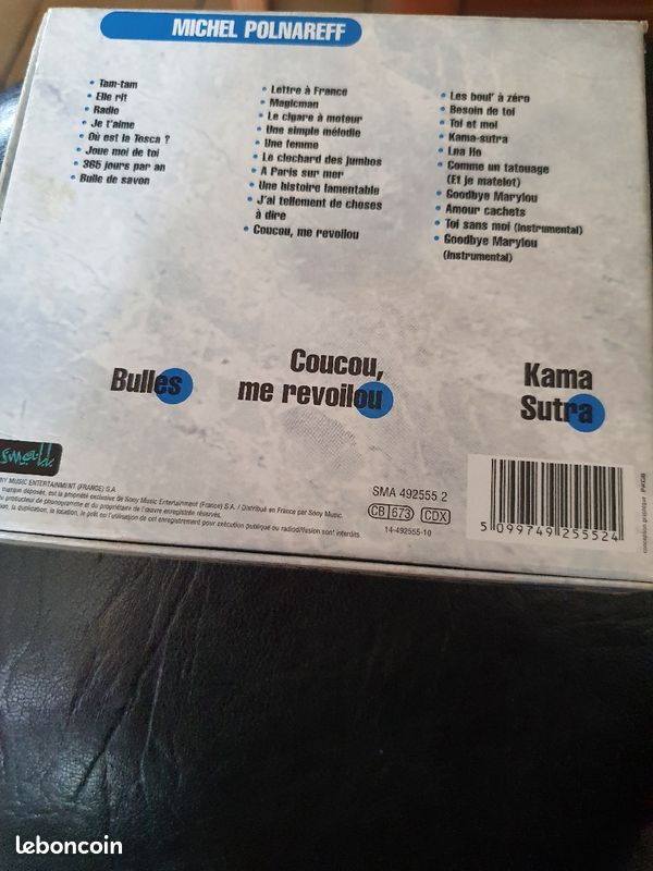 Coffret 3 CD Originaux de Michel Polnareff : (image 2)