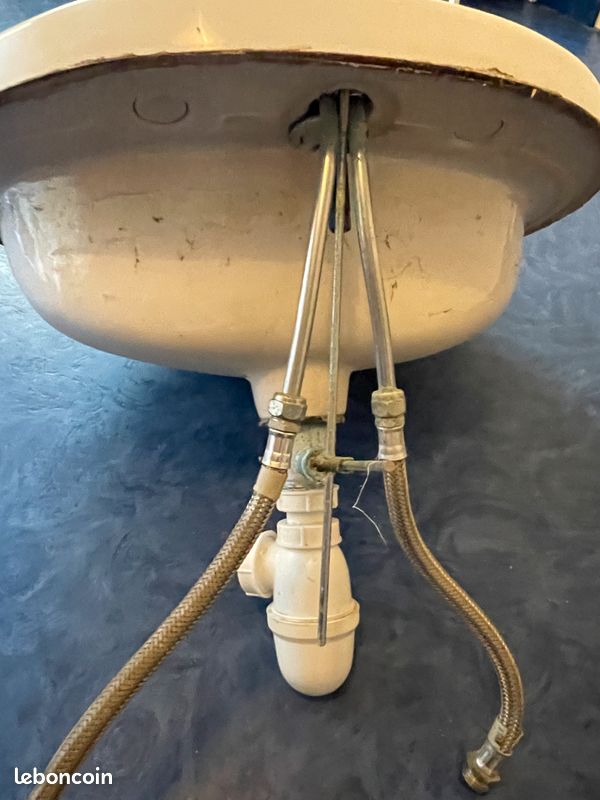 Ensemble complet lavabo, mitigeur, vidange (image 7)