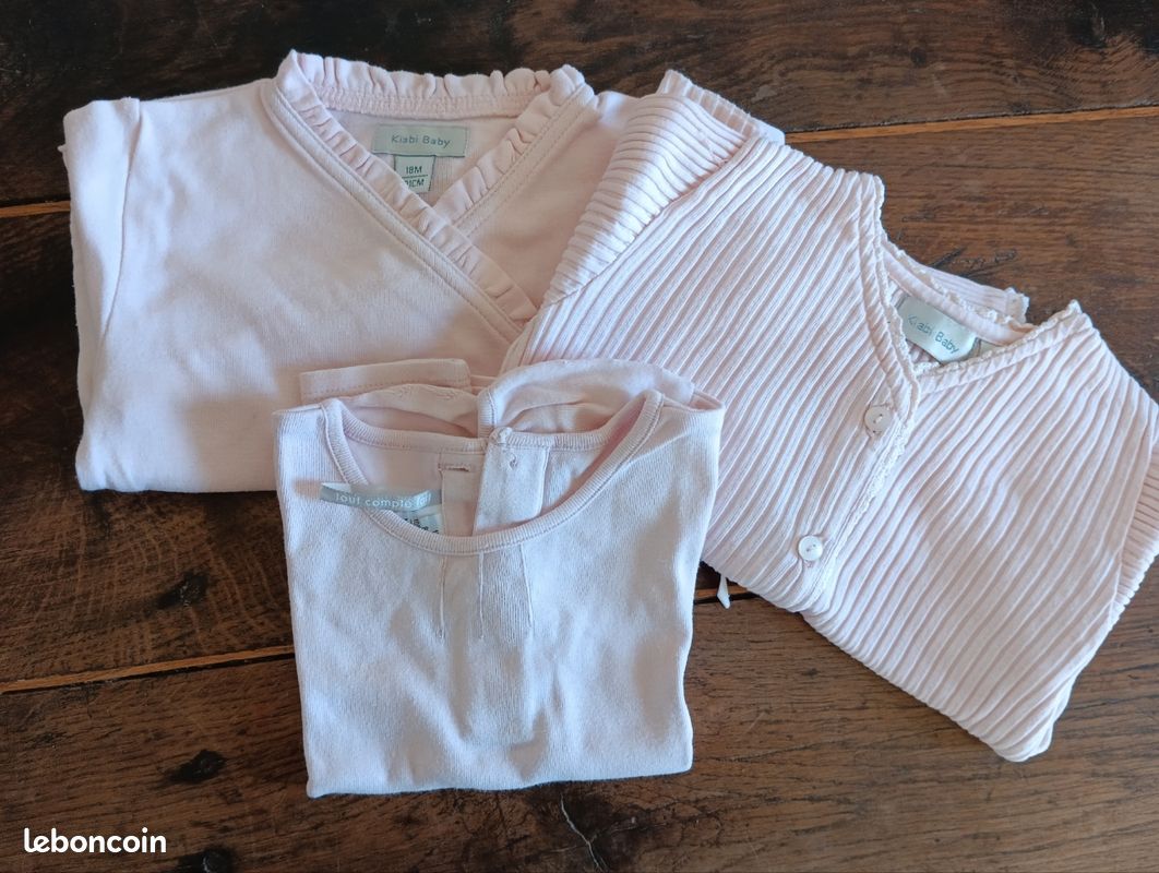Lot de vêtements fille 18mois rose (image 1)