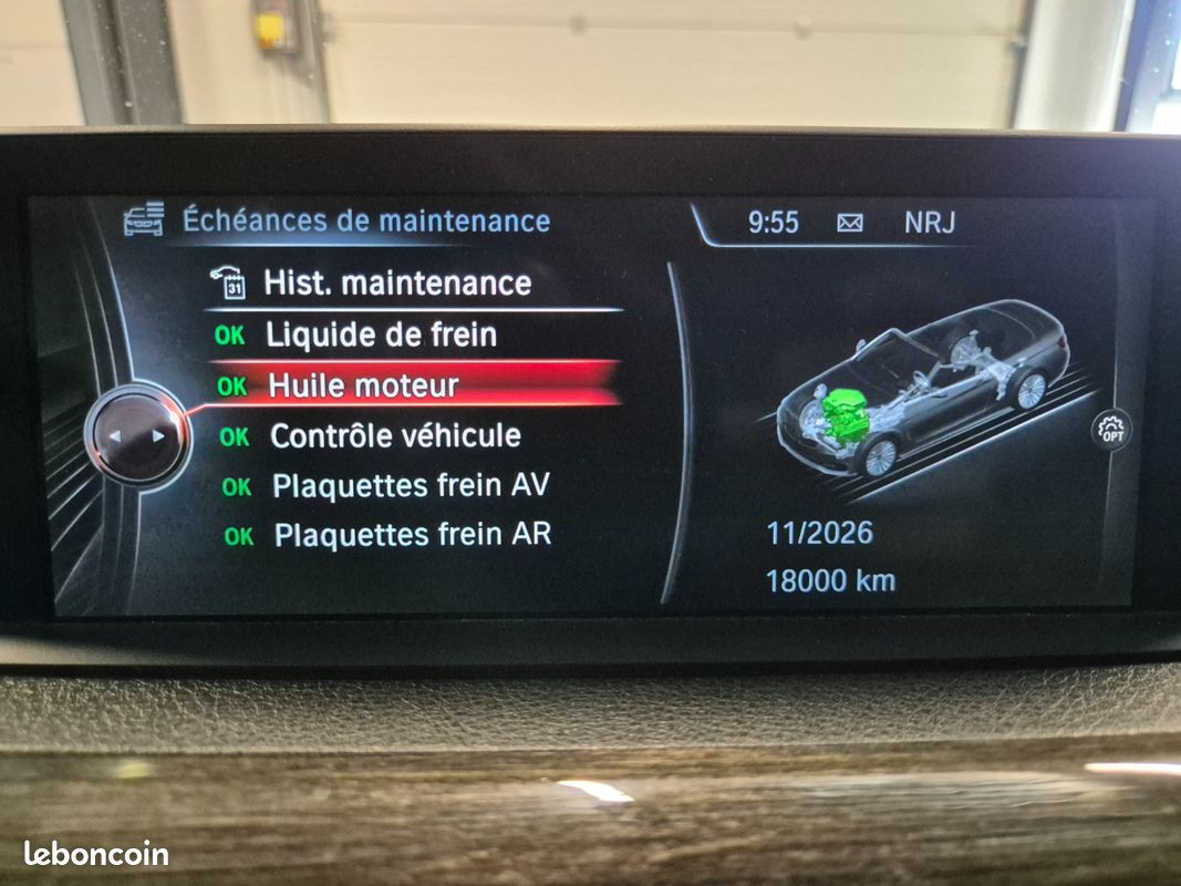 BMW SERIE 4 CABRIOLET F33 428i 245 ch Luxury A / REVISION A JOUR / BOITIER ETHANOL HOMOLOGUE (image 27)