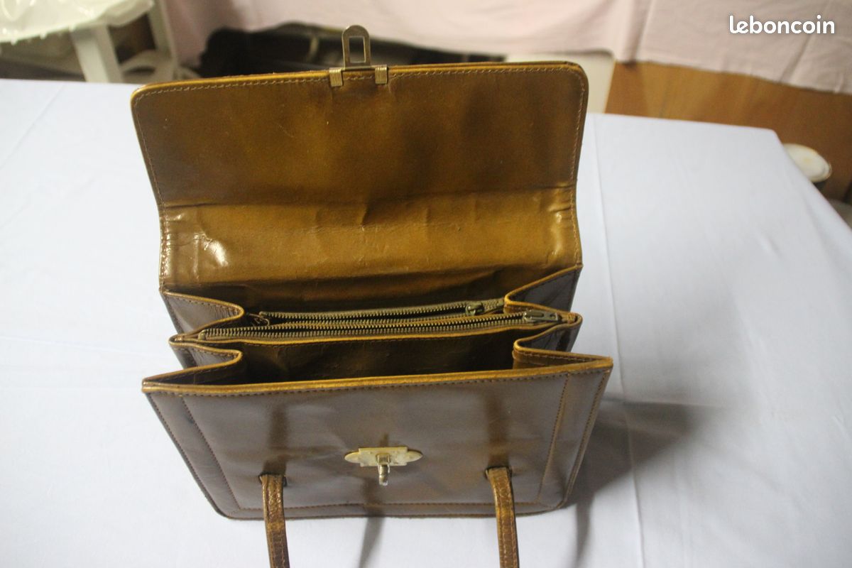 Sac à main en cuir Vintage (image 2)