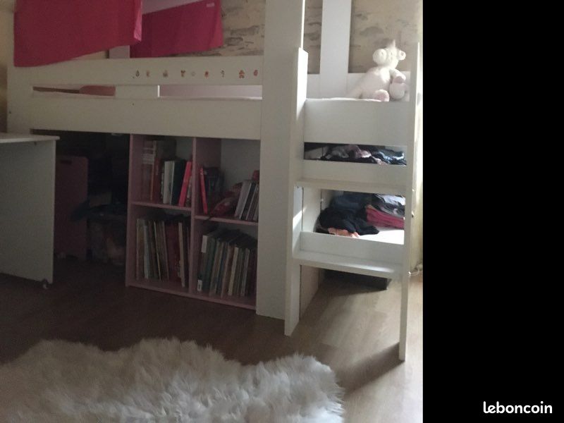 Lit mezzanine avec bureau (image 2)