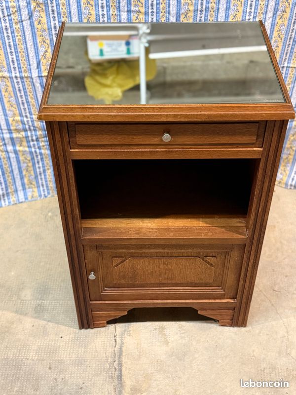 Table de chevet miroir (image 1)